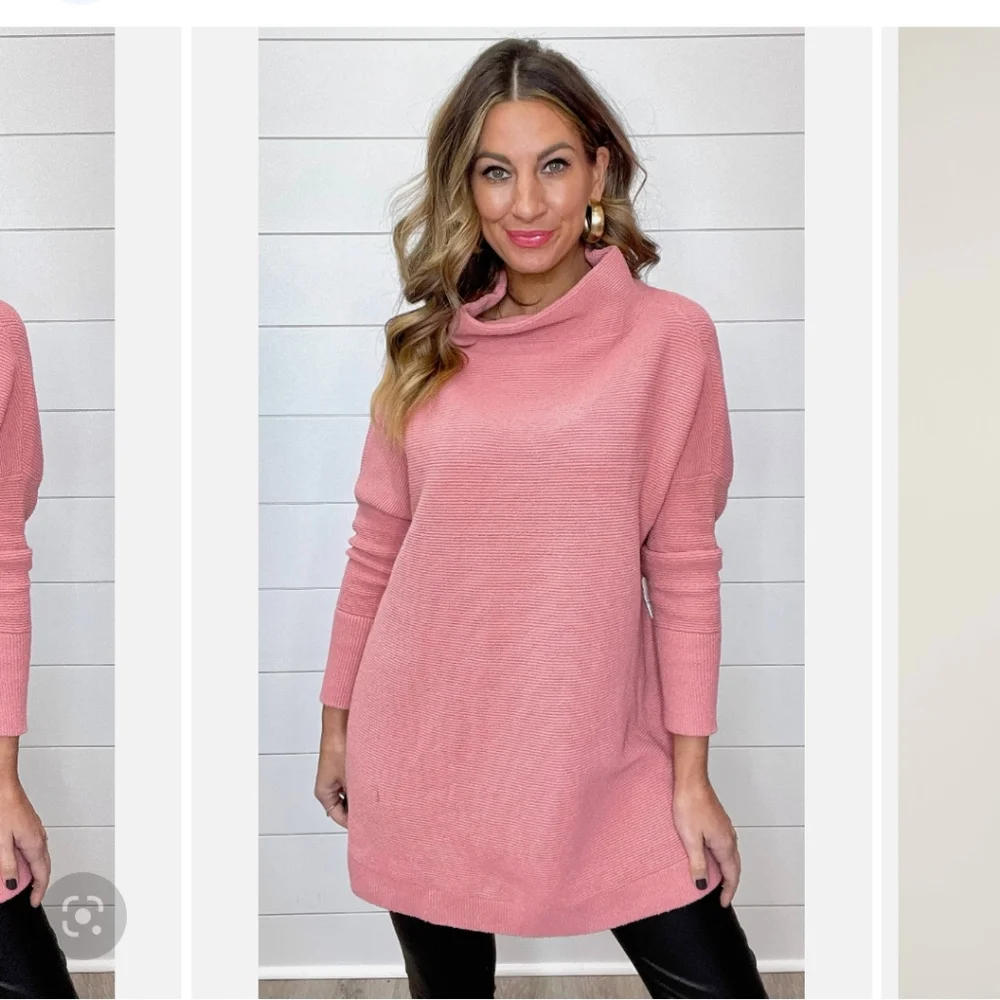 Free People Ottoman Slouchy Tunic Sweater Dress Oversized - Picture 1 of 8